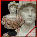 Hand Carved Home Decoration Marble Antique Male Bust Statue
